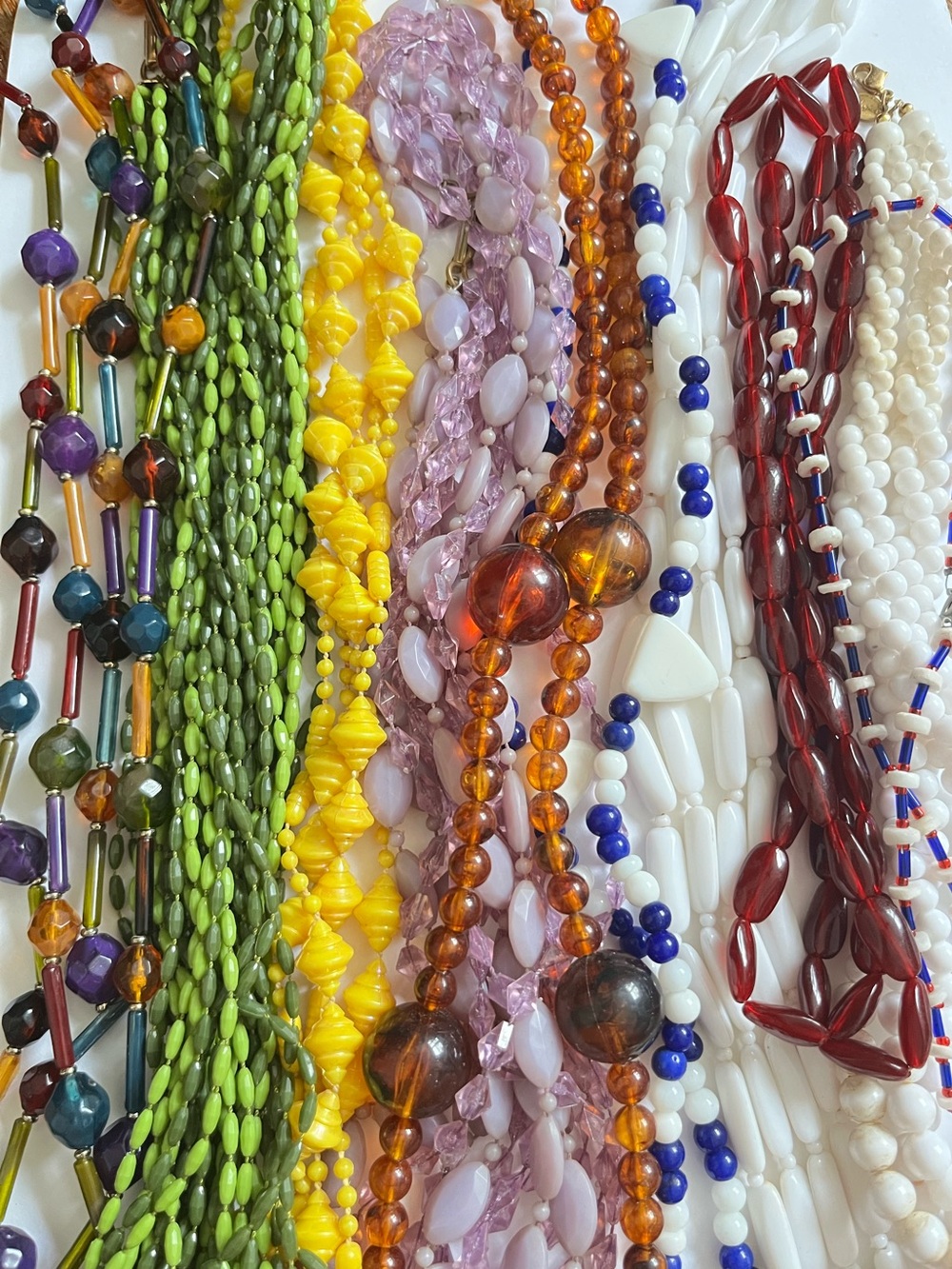Vintage Plastic Necklaces Lot
